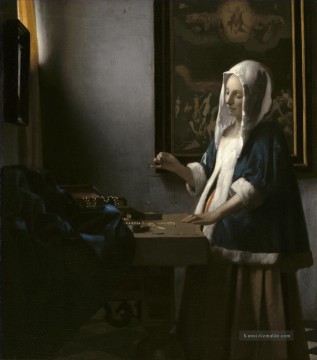  Meer Galerie - Frau mit Waage Barock Johannes Vermeer